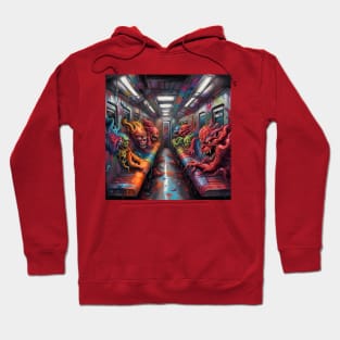 Train full of Demons and lost Souls Hoodie